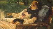 James Tissot The Dreamer(Summer Evening) oil painting on canvas